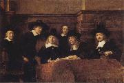 REMBRANDT Harmenszoon van Rijn, Tthe Syndics of the Amsterdam